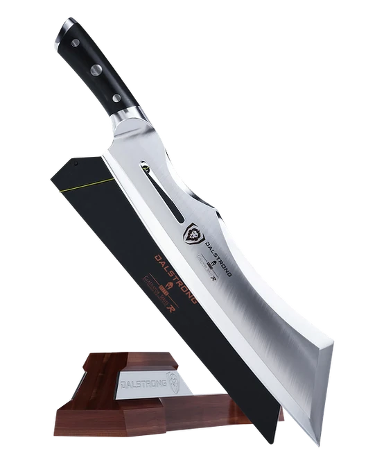 Annihilator Meat Cleaver with Stand 14" | Gladiator Series | Cleaver NSF Certified | Dalstrong ©