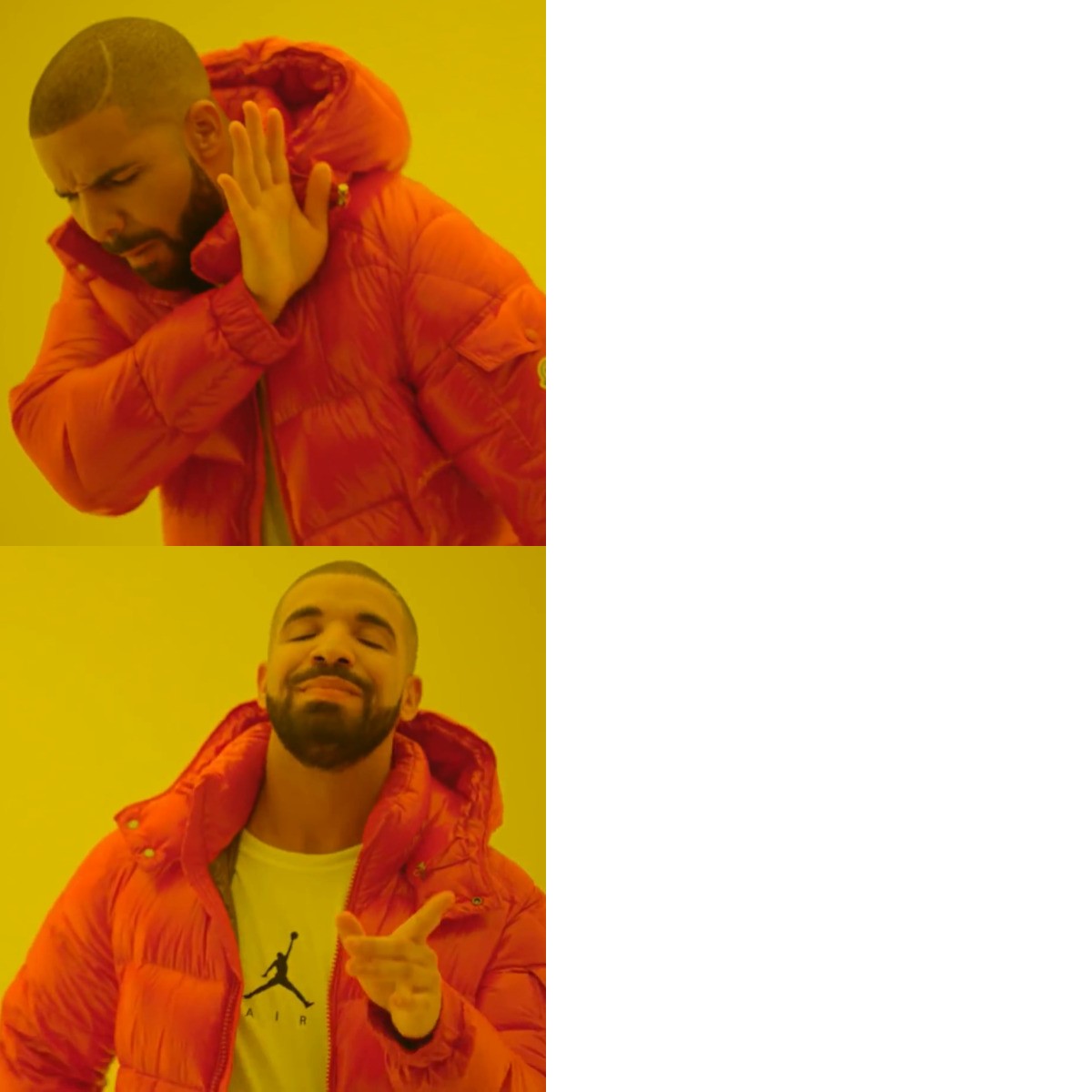 Drake Hotline Bling meme about Dalstrong