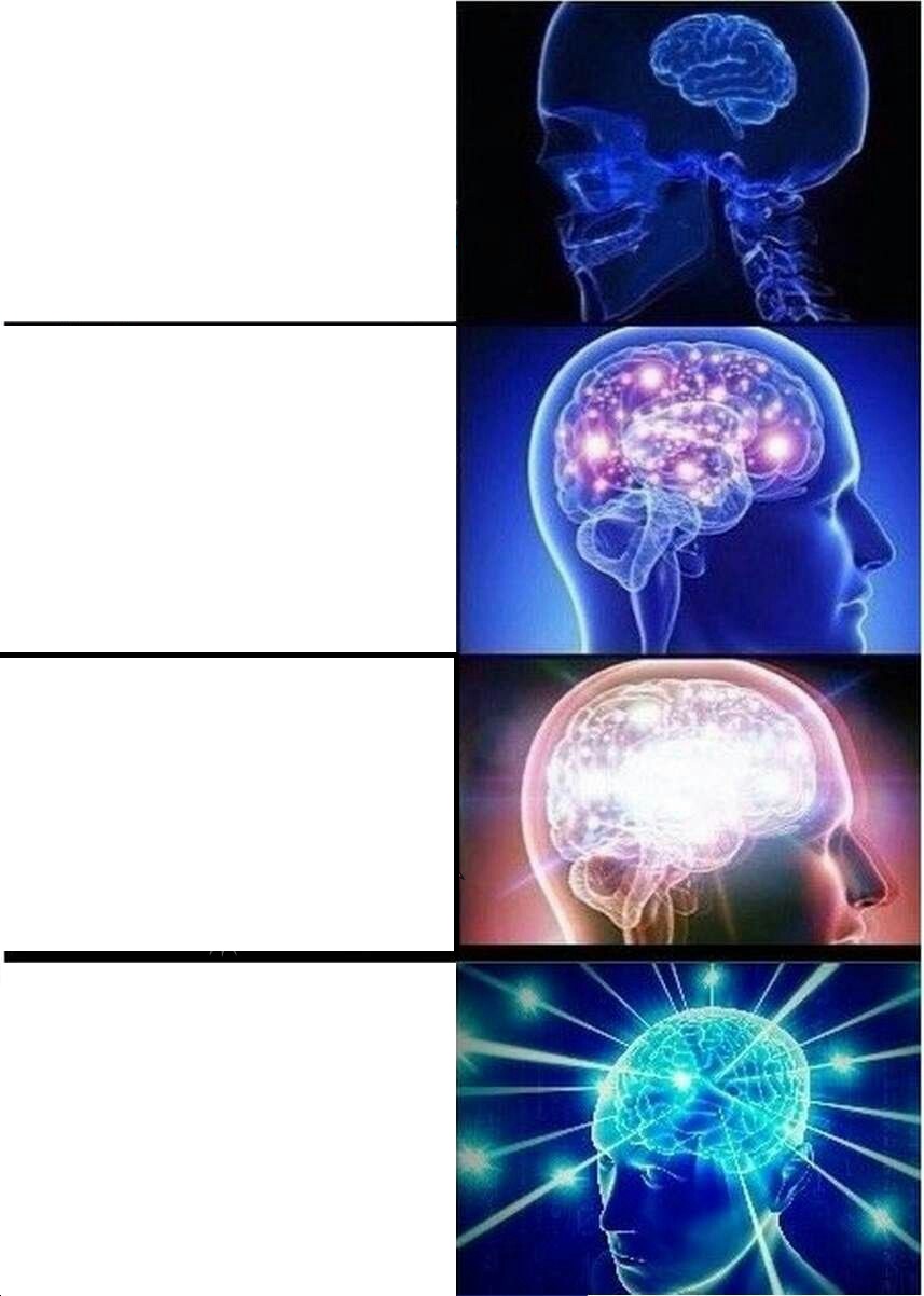 Expanding Brain meme about Dalstrong