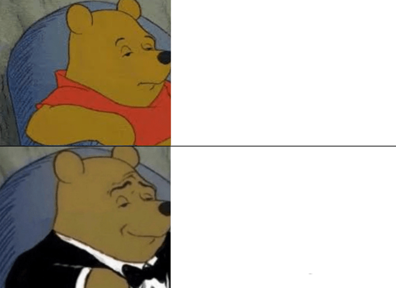 Tuxedo Winnie The Pooh meme about Dalstrong