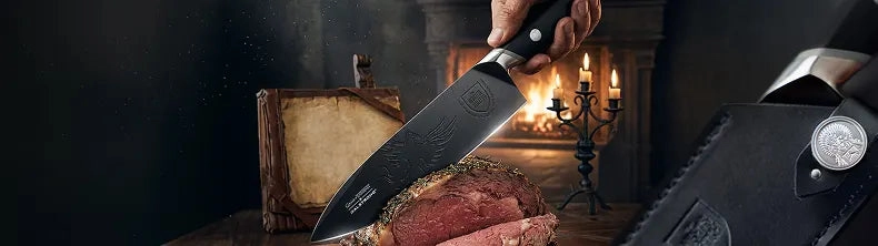 Game of Thrones Night’s Watch edition banner with a knife lit by firelight